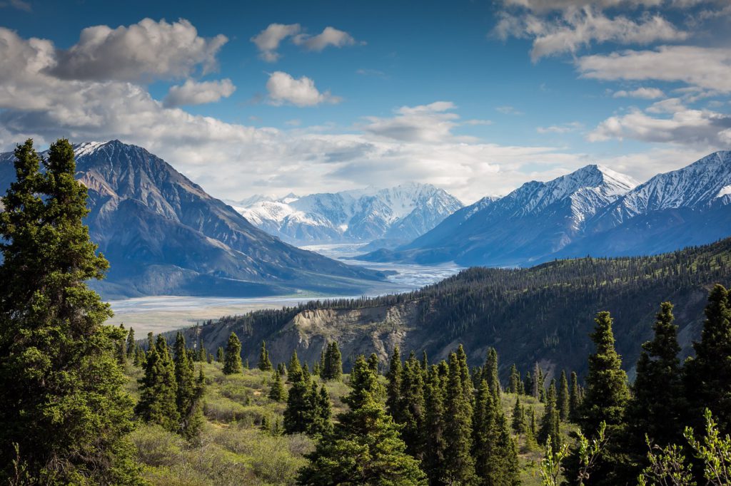 mountain ranges, trees, sky-1835815.jpg